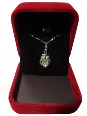 White Gold Plated Owl Clover (Mk 2)