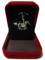 White Gold Plated Magnificent Stallion White Gold Plated Magnificent Stallion