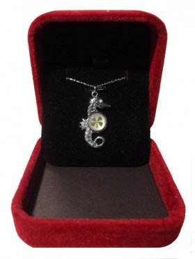 White Gold Plated Seahorse