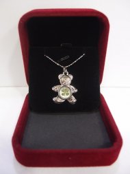 White Gold Plated Passionate Bear Clover