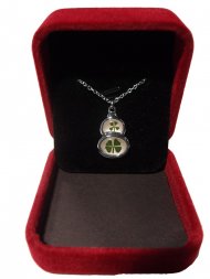 White Gold Plated Eight Treasures Gourd Pendant (Mk 2) White Gold Plated Eight Treasures Gourd Pendant (Mk 2)