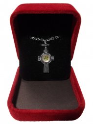 White Gold Plated Cross Clover (Mk 2) White Gold Plated Cross Clover (Mk 2)