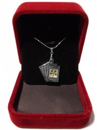 White Gold Plated 4 Aces White Gold Plated 4 Aces