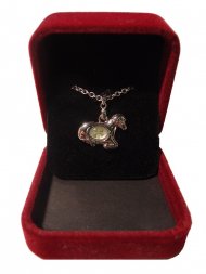 White Gold Plated Lamb Clover White Gold Plated Lamb Clover