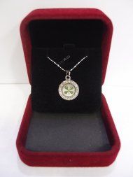 White Gold Plated Circle 20 Crystal (mk3a) White Gold Plated Circle 20 Crystal (mk3a)