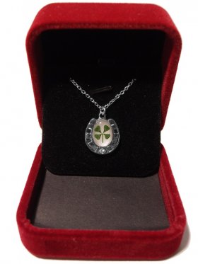 White Gold Plated Inverted Horseshoe (Mk 3)