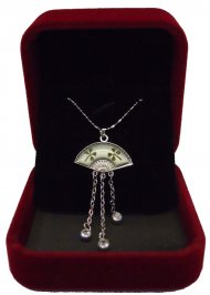 White Gold Plated Smooth Sailing Fan