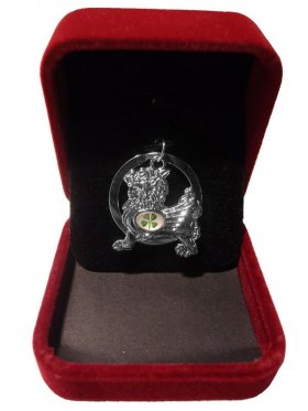 White Gold Plated Pi Xiu Clover