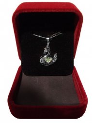 White Gold Plated Enchanting Swan White Gold Plated Enchanting Swan