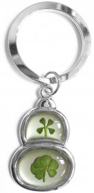 White Gold Plated 4/6 Eight Treasure Gourd (Hu Lu) (Mk 2)
