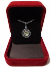 White Gold Plated Wealth Chip Clover(Mk 3)